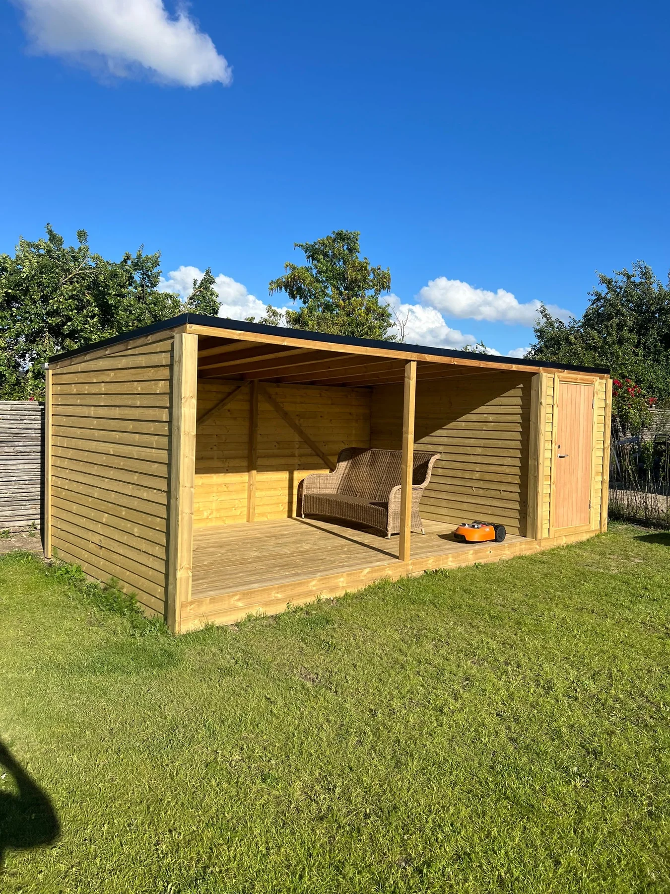 Carport og skur bygget efter mål